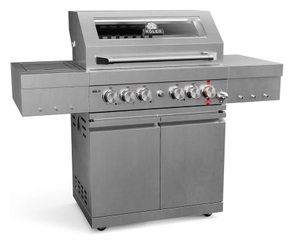 Grill i akcesoria grillowe KOLER Grill ogrodowy S3 TITAN srebrny